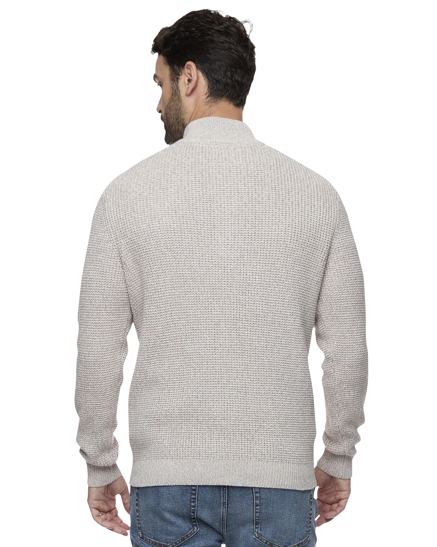 Denver 1/4 Cooling Button Mock Neck Sweater