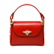 Callie Italian Leather Mini Handbag red