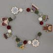 Do It Yourself Wood Garland cozy christmas colored in