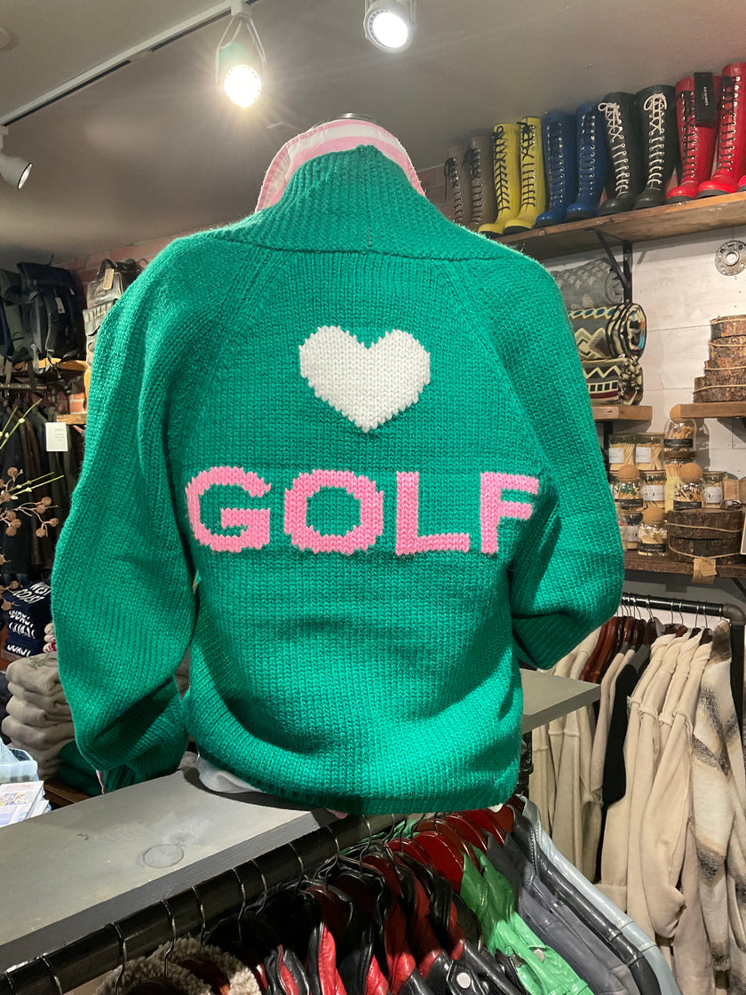 Birdie I ❤ Golf Birdie Cardigan Back