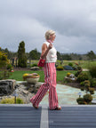 Prosper Trousers red striped pant