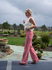 Prosper Trousers red striped pant