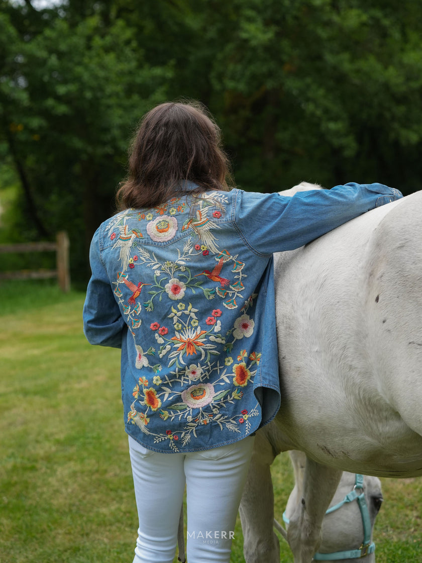 Coastal Hummingbird Shirt X  RachelleM