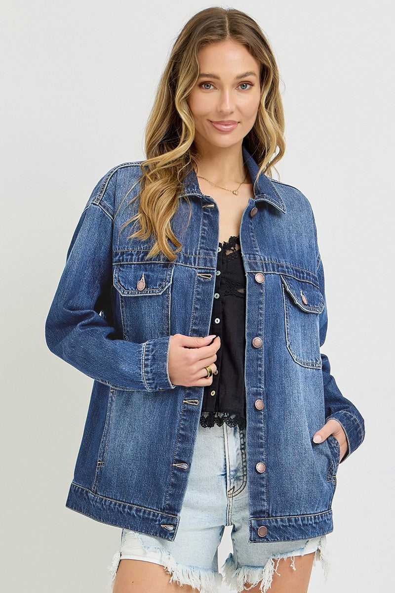 Circle Grid Blue/Tan Print Cotton Shirt front unbuttoned