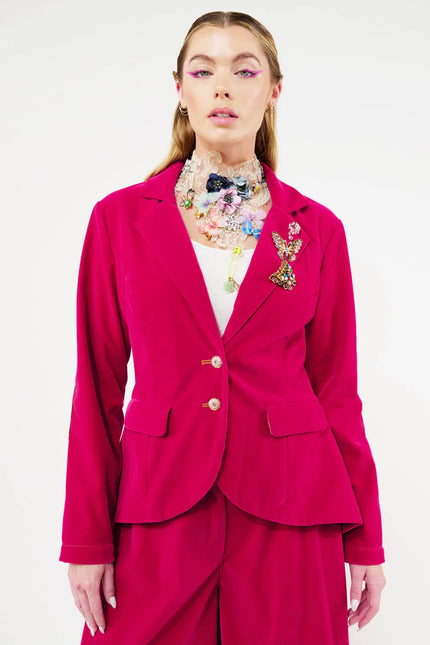 Jovie Blazer Fuchsia