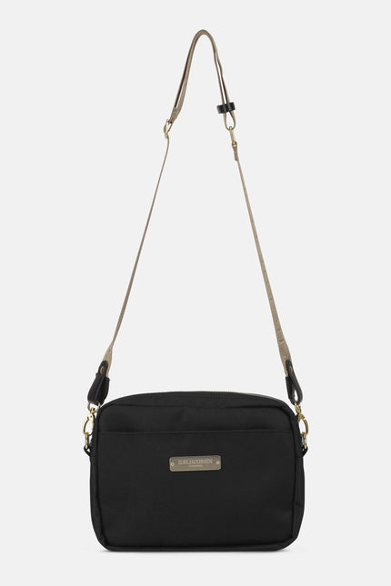 Every 04 Travel Cross Body Bag black front
