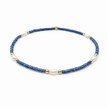 Erin Gray Gameday Waterproof Pearl Bracelet Pearl White and Gold