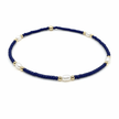 Erin Gray Gameday Waterproof Pearl Bracelet Pearl Navy and Gold