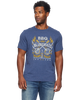 BBQ And  Bluegrass SS TEE Heather navy front