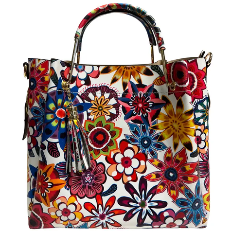 Foresta Gioiosa Gia Italian Leather Bucket Bag_Yellow