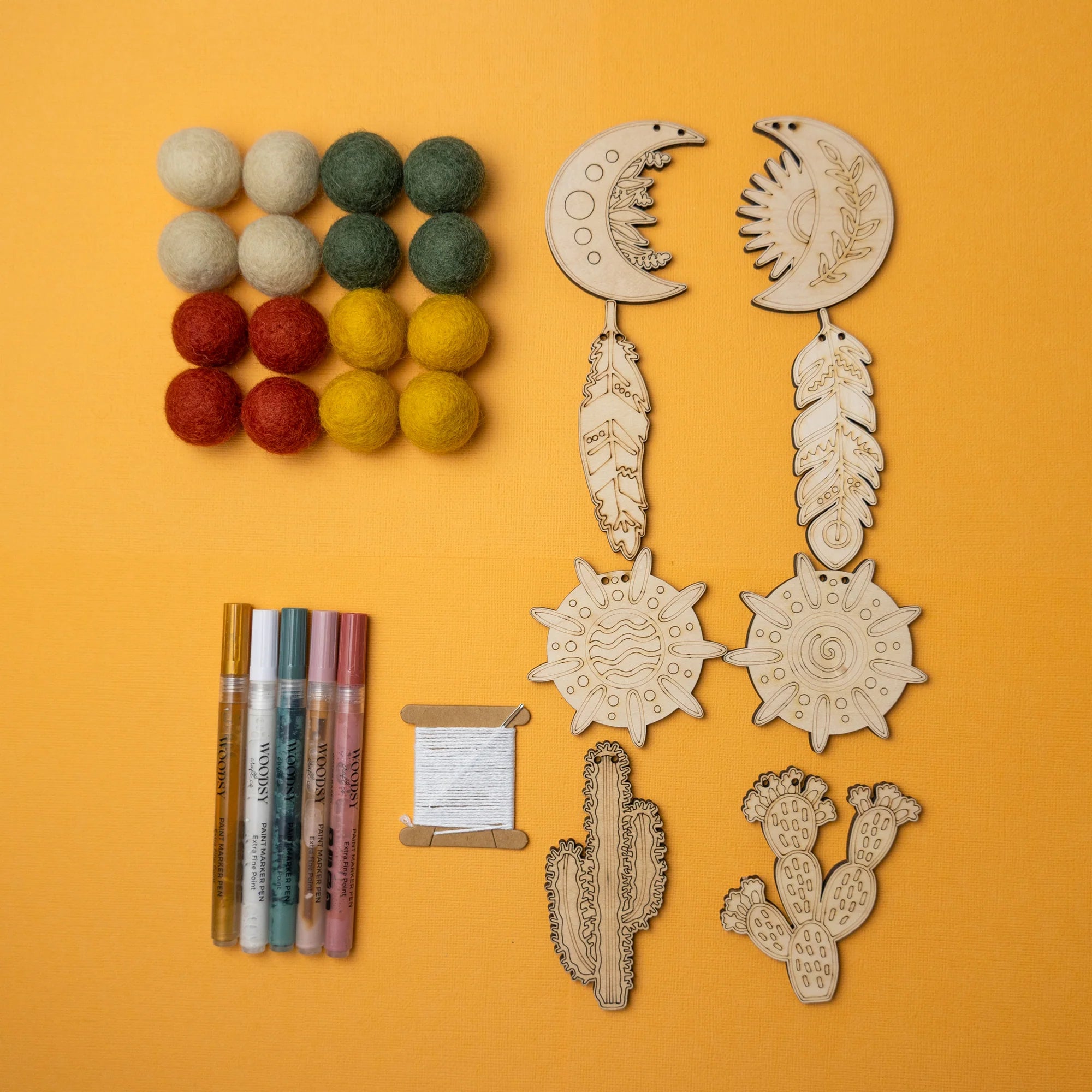 Do It Yourself Wood Garland boho as it comes