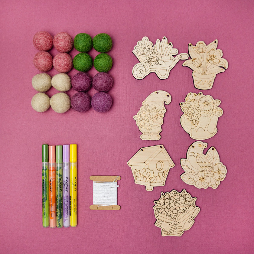 Do It Yourself Wood Garland garden as it comes