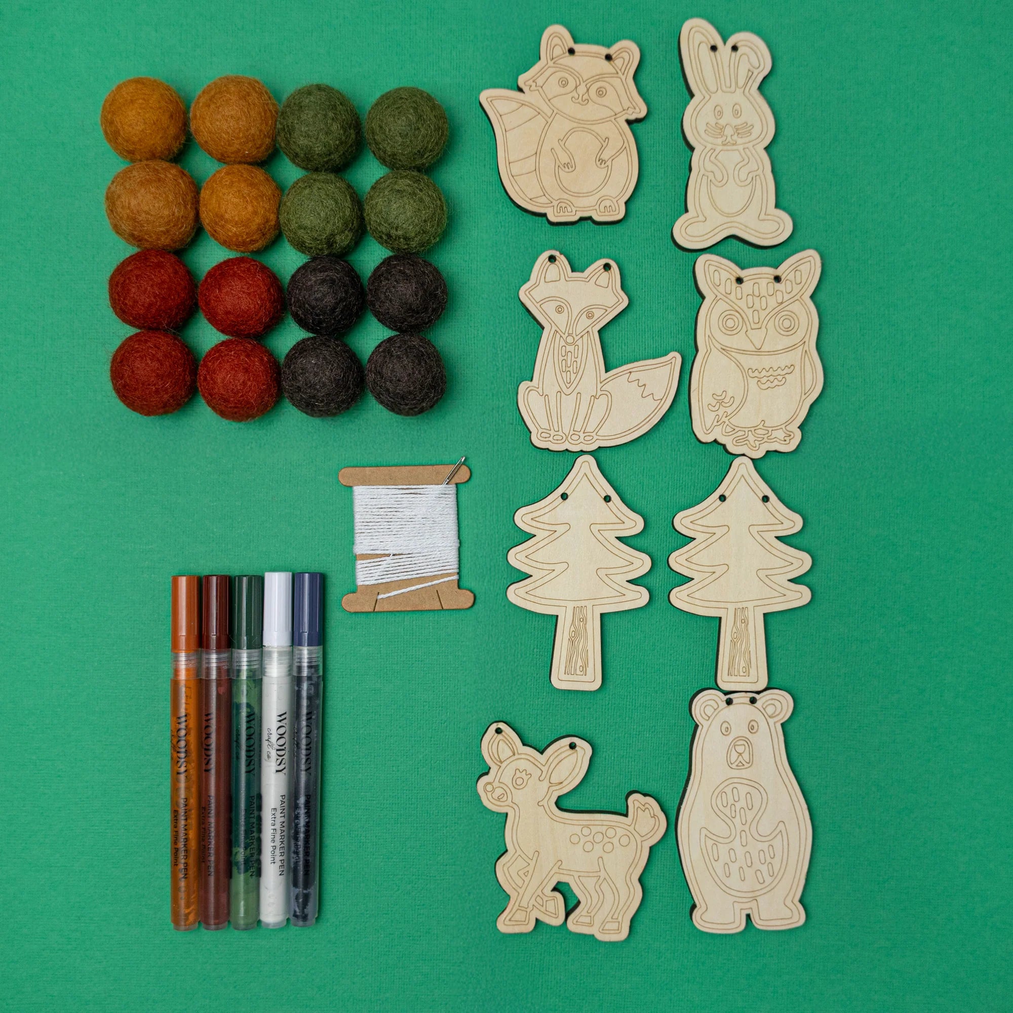 Do It Yourself Wood Garland woodland as it comes