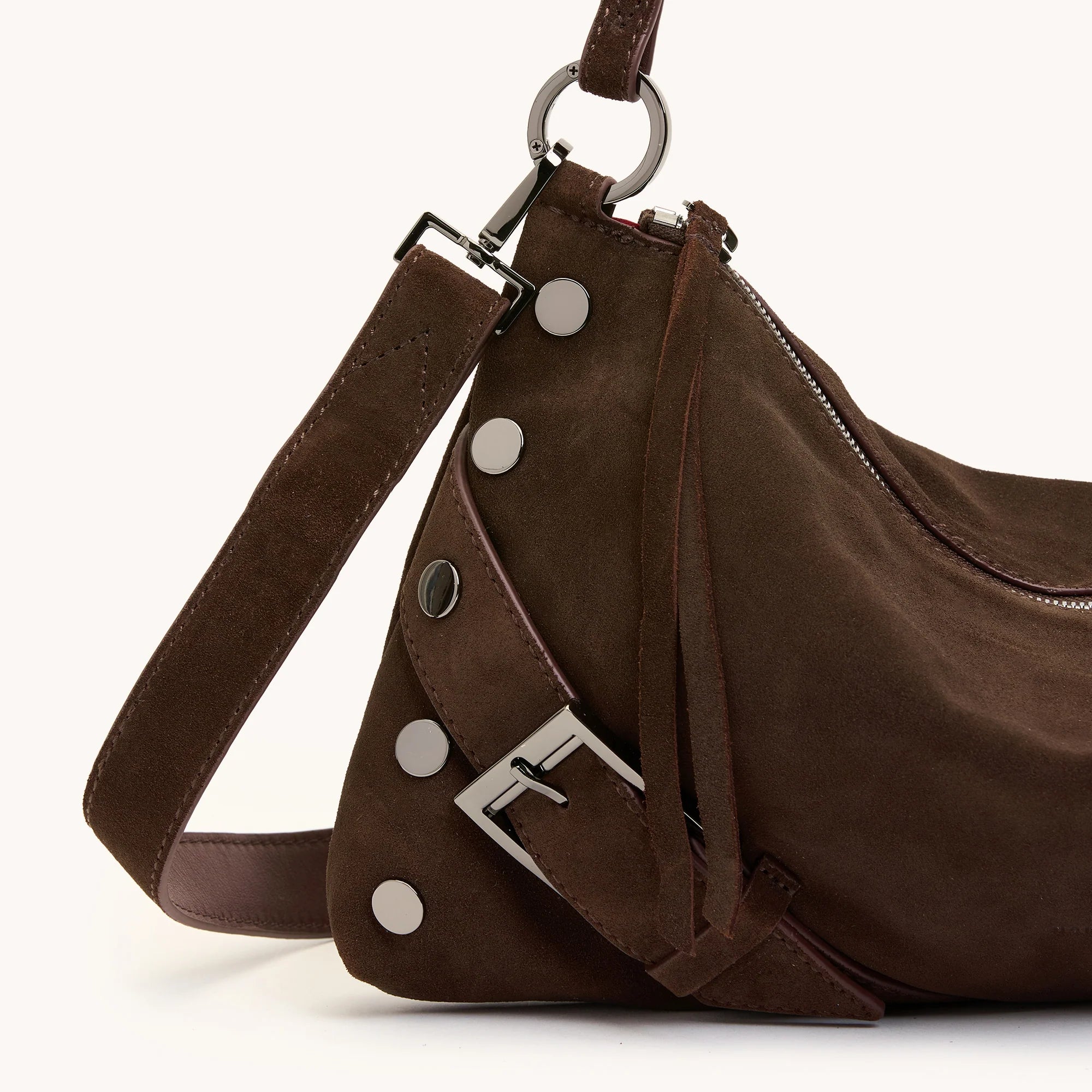 Kyle Med-Belted Suede GM