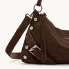 Kyle Med-Belted Suede GM