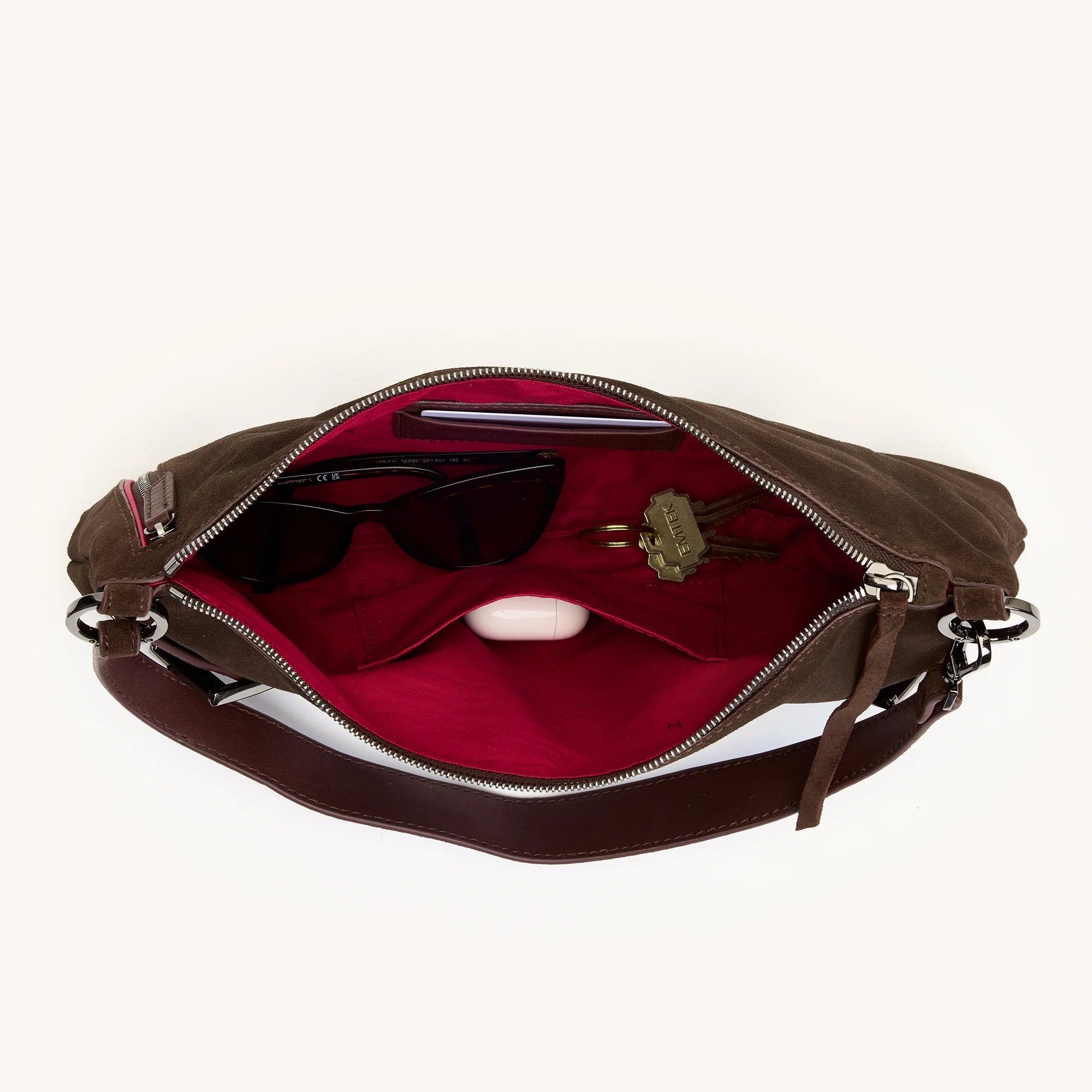 Kyle Med-Belted Suede GM