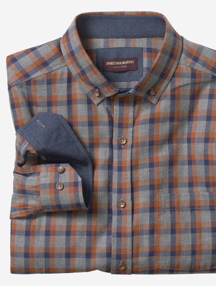 Heathered Woven Shirt