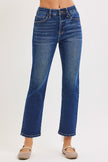 High Rise - Crop Straight Pants front