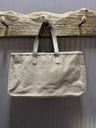 Face to Face Grey Canvas Tote - Salty back