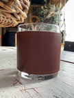 Leather Wrapped Whiskey Glass