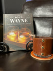 Leather Wrapped Whiskey Glass