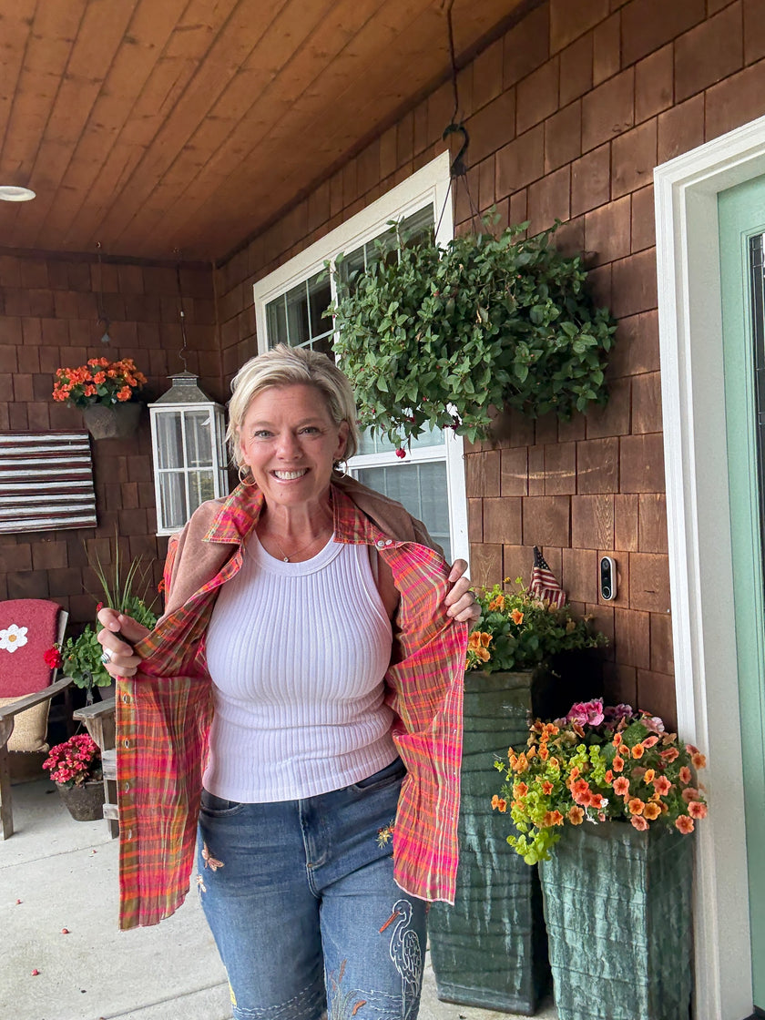 Seamless Ribbed Crop Tank  white Top front