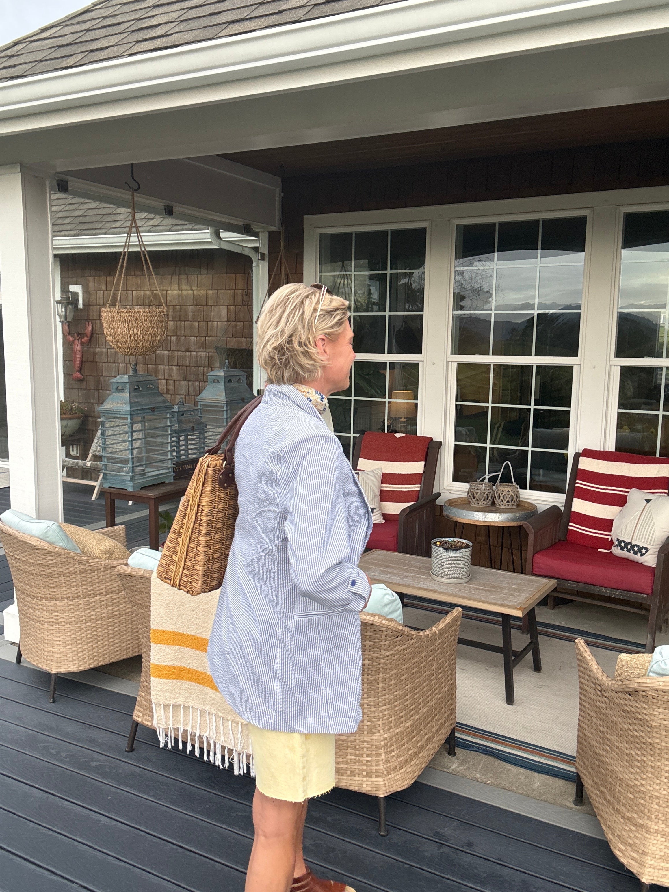 Sarah Seersucker Blazer