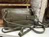 Grant Studded Zip All Around Wallet olive back side