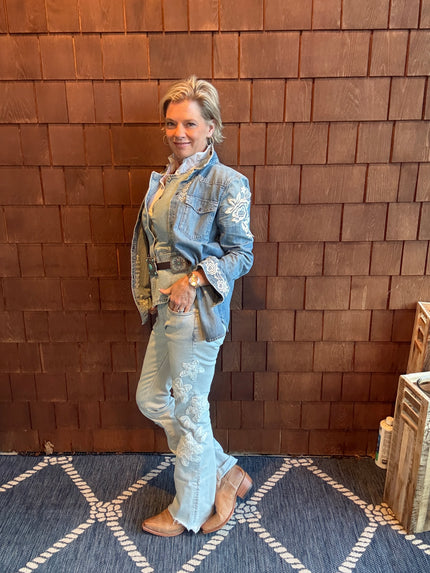 Driftwood Eva Boot Cut - Petunia Patchwork