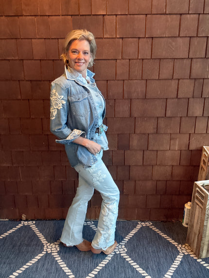 Driftwood Eva Boot Cut - Petunia Patchwork