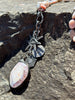 Pink Opal Diamond Clasp Necklace