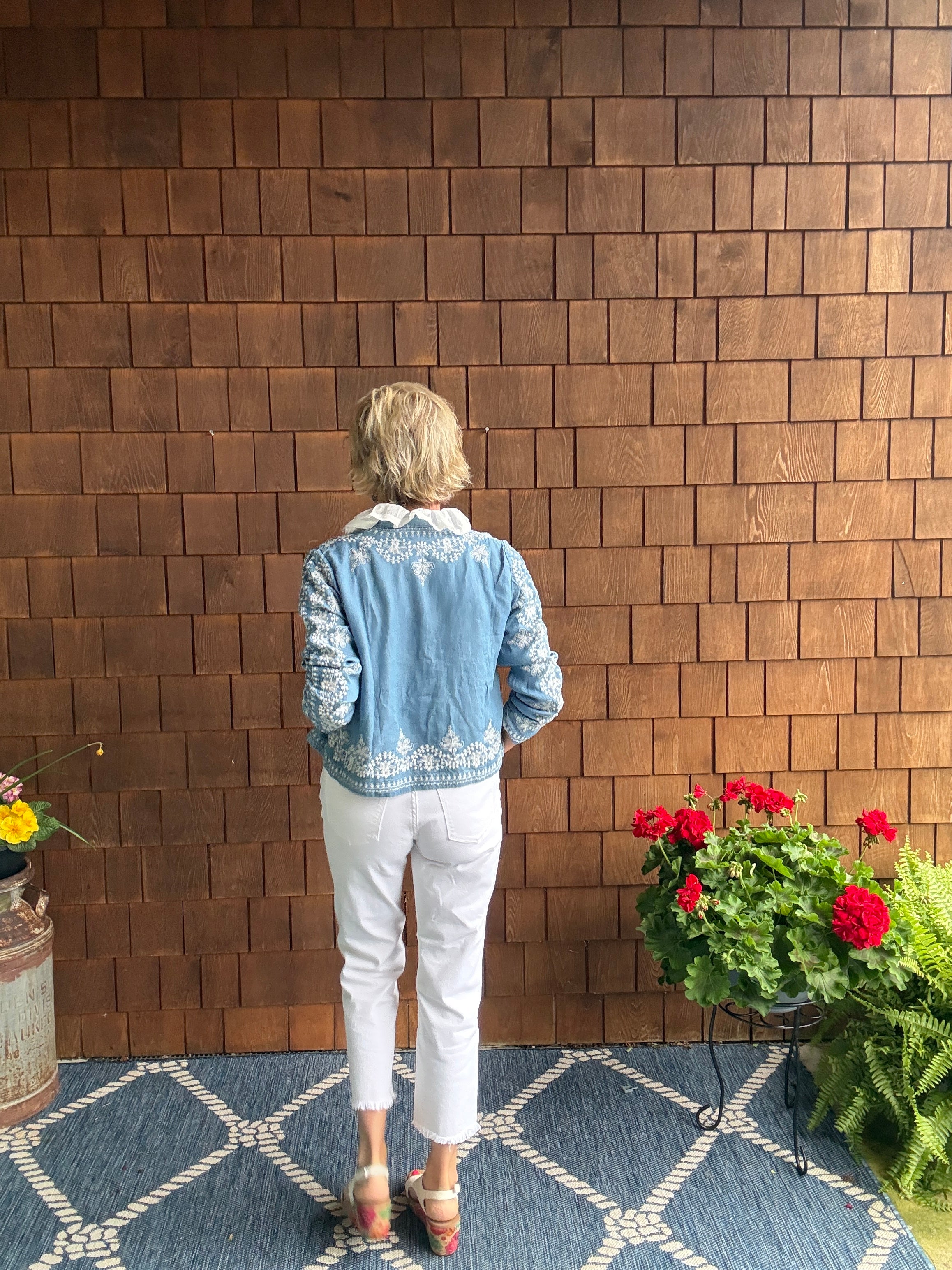 Fiona Floral Embroidery Blouse