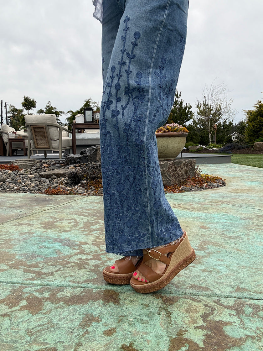 Addison Asymmetrical Wedge side