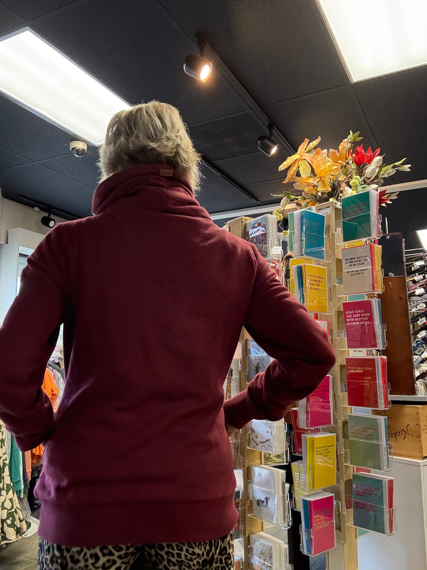 Wanakome Hestia  Zip Cowl Neck