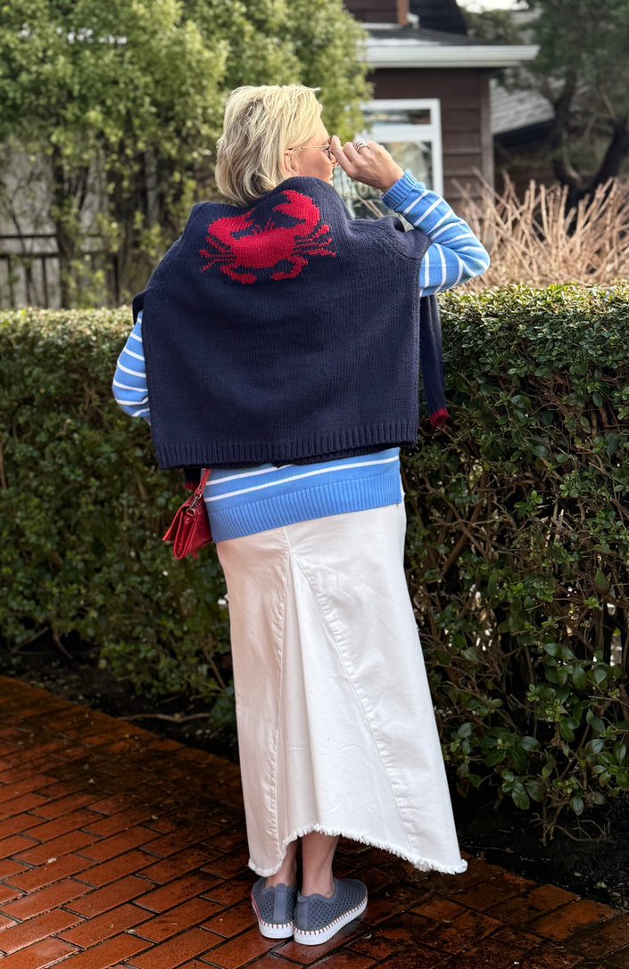 Cozy Crab Cardigan