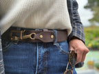 Rugged Handcrafted Vintage Genuine Leather Belt