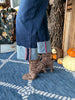 Roan DK Leopard Suede Bootie