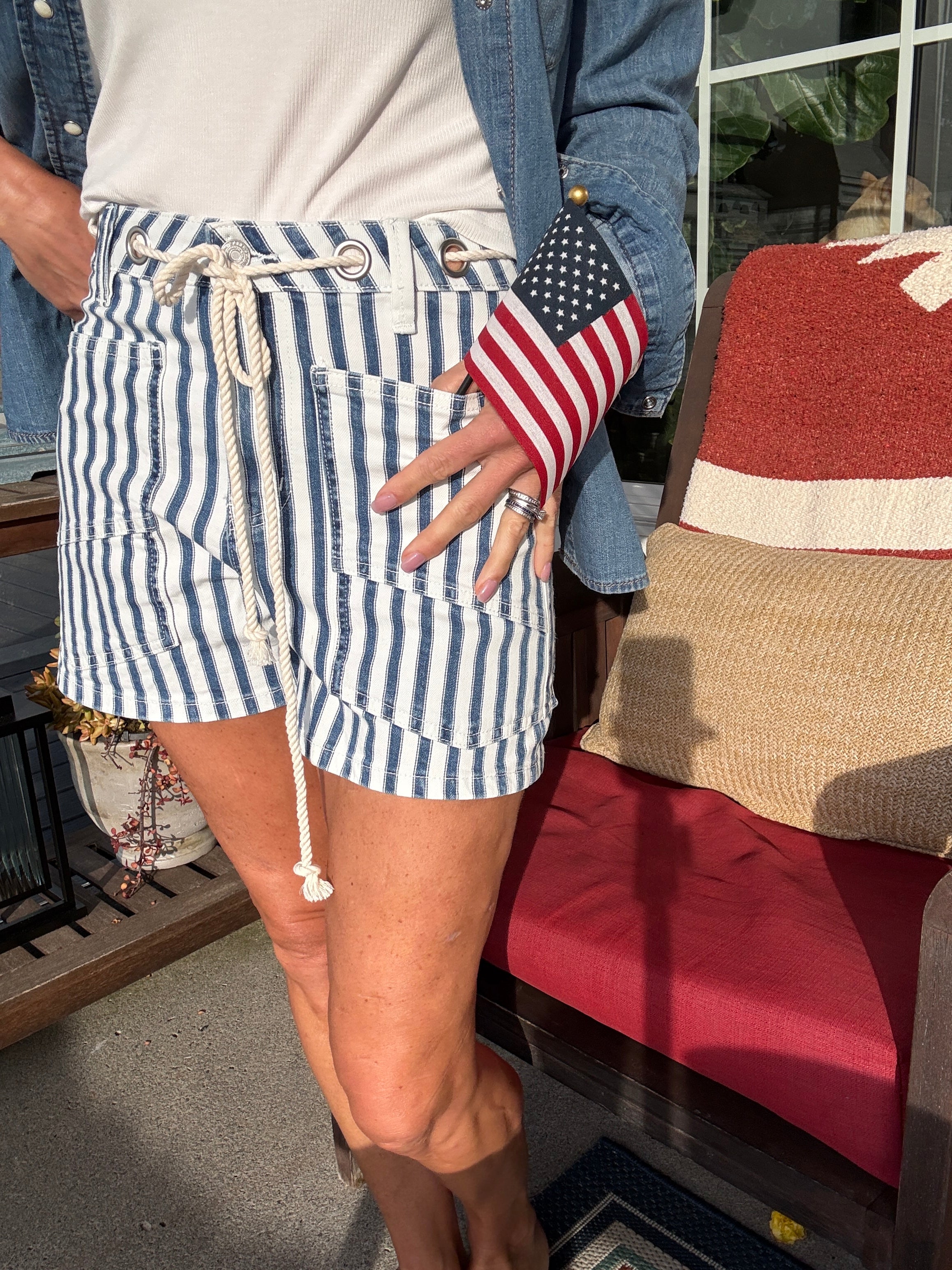 Tampsin High Rise Shorts