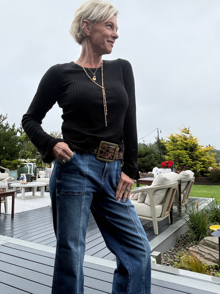 Ebonys Button Sleeve Top