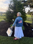 Dark Denim Jacket America 250 side/back