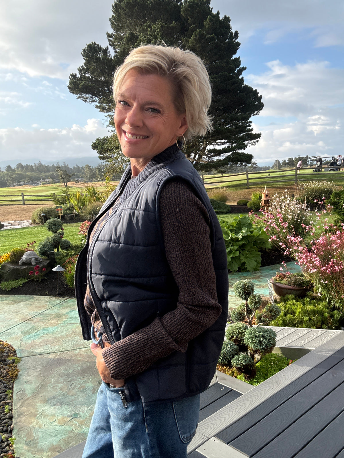 Quinns Sleeveless Reversible Quilted Vest