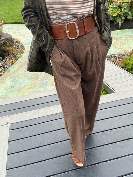 Addys Pleated Wide Leg Trouser