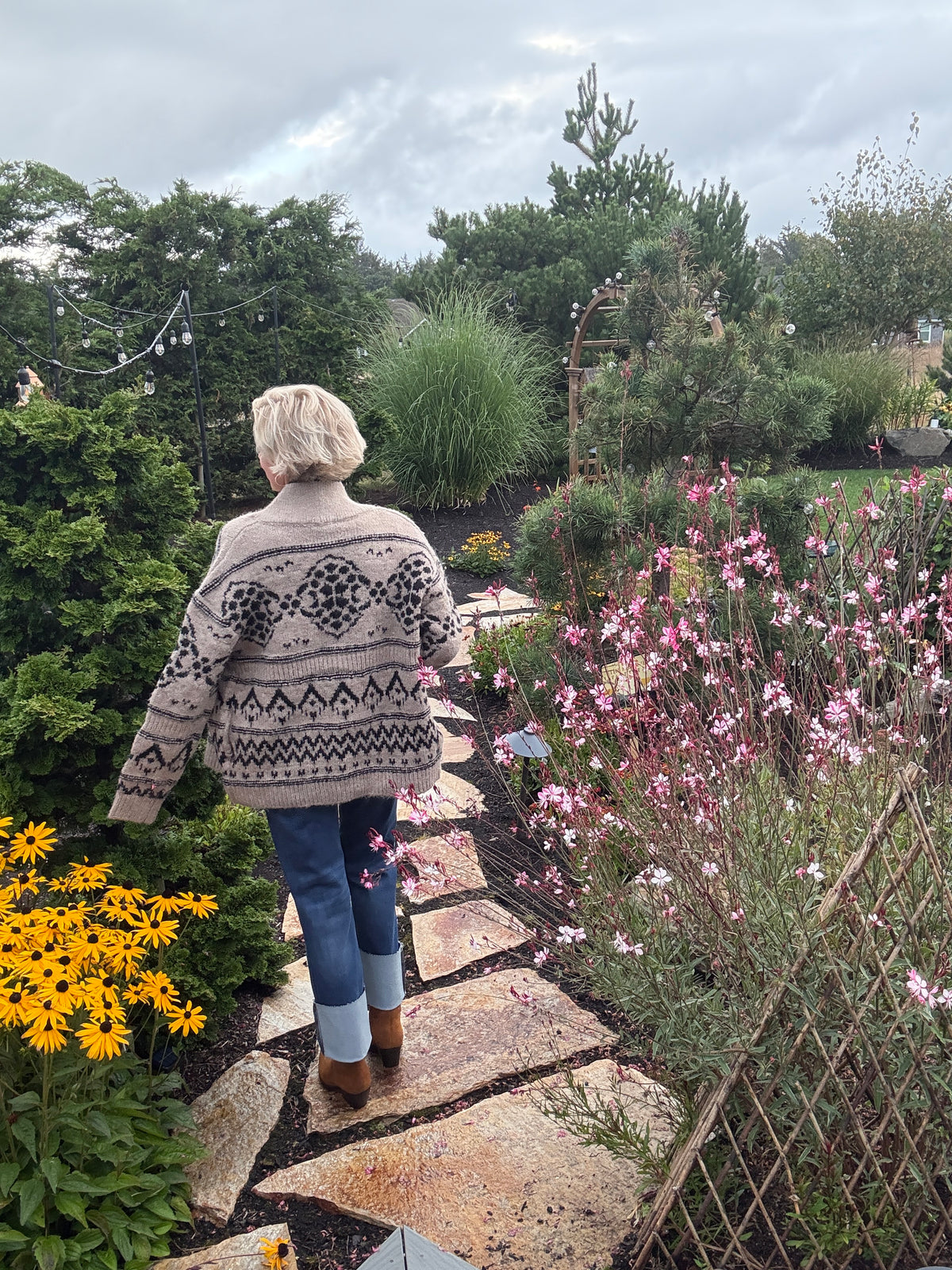 Tribal Button Sweater Cardigan