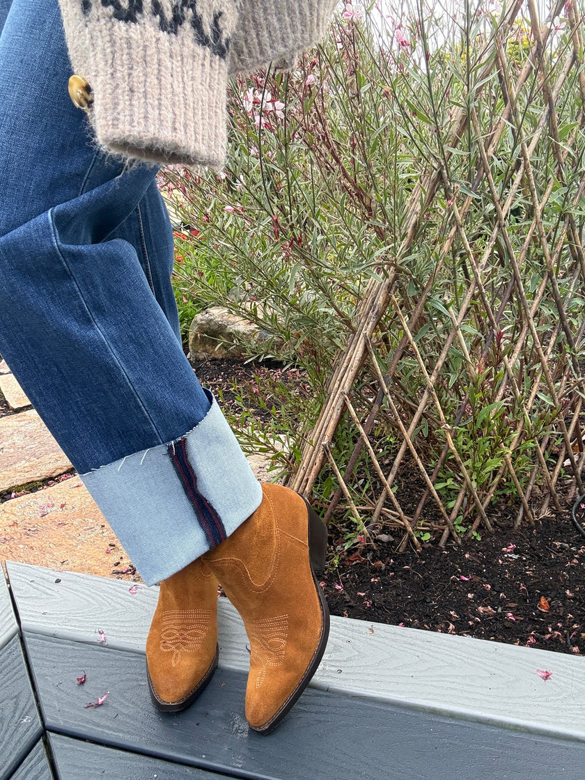 Klyde Boot Cognac Suede