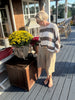 Linen Wide-Leg Bermuda Shorts W Belt