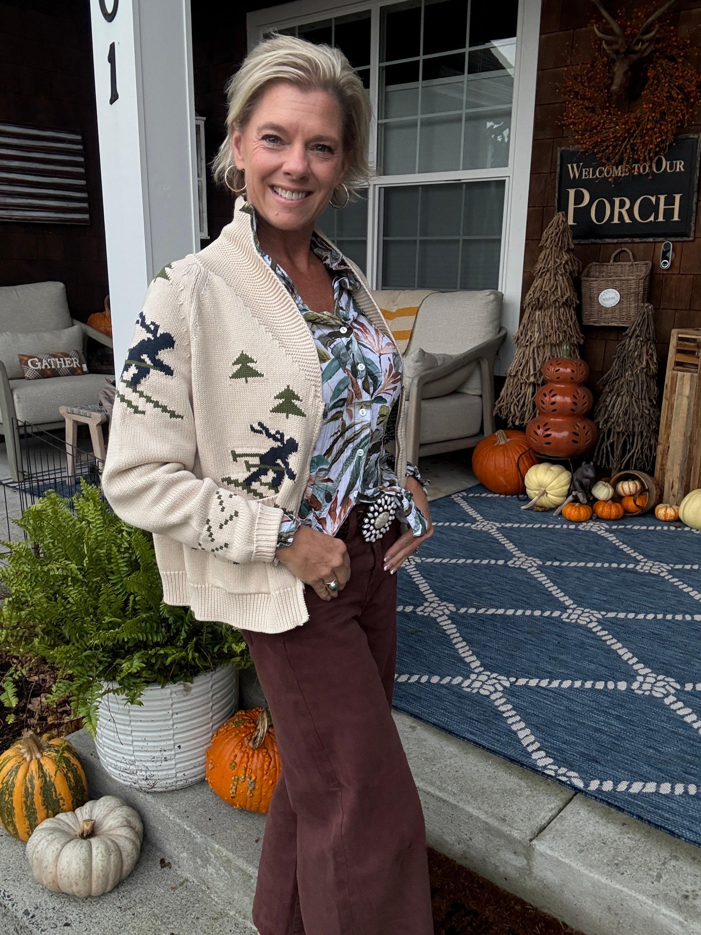 Ski Zip Cardigan