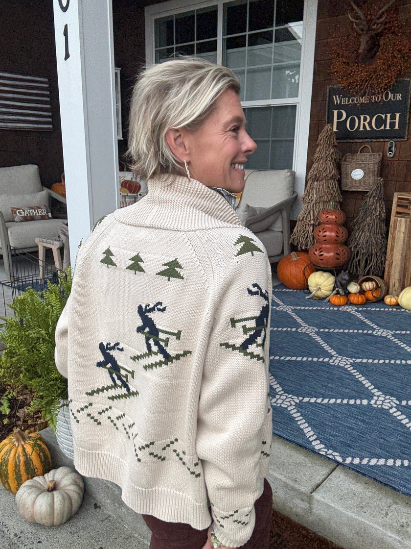 Ski Zip Cardigan