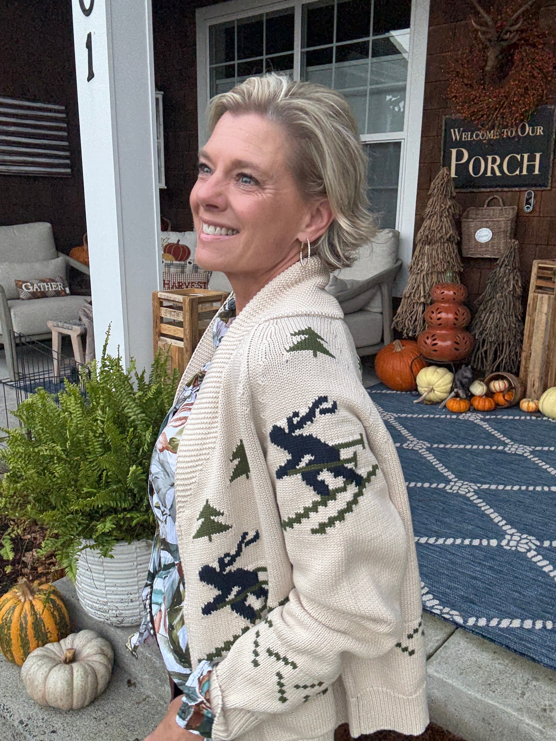 Ski Zip Cardigan