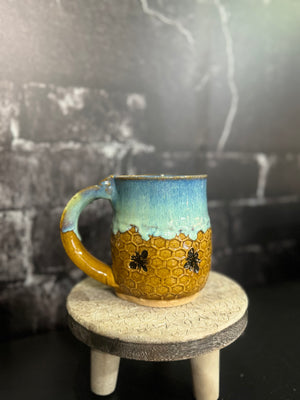 Bee Mug - Handmade Pottery