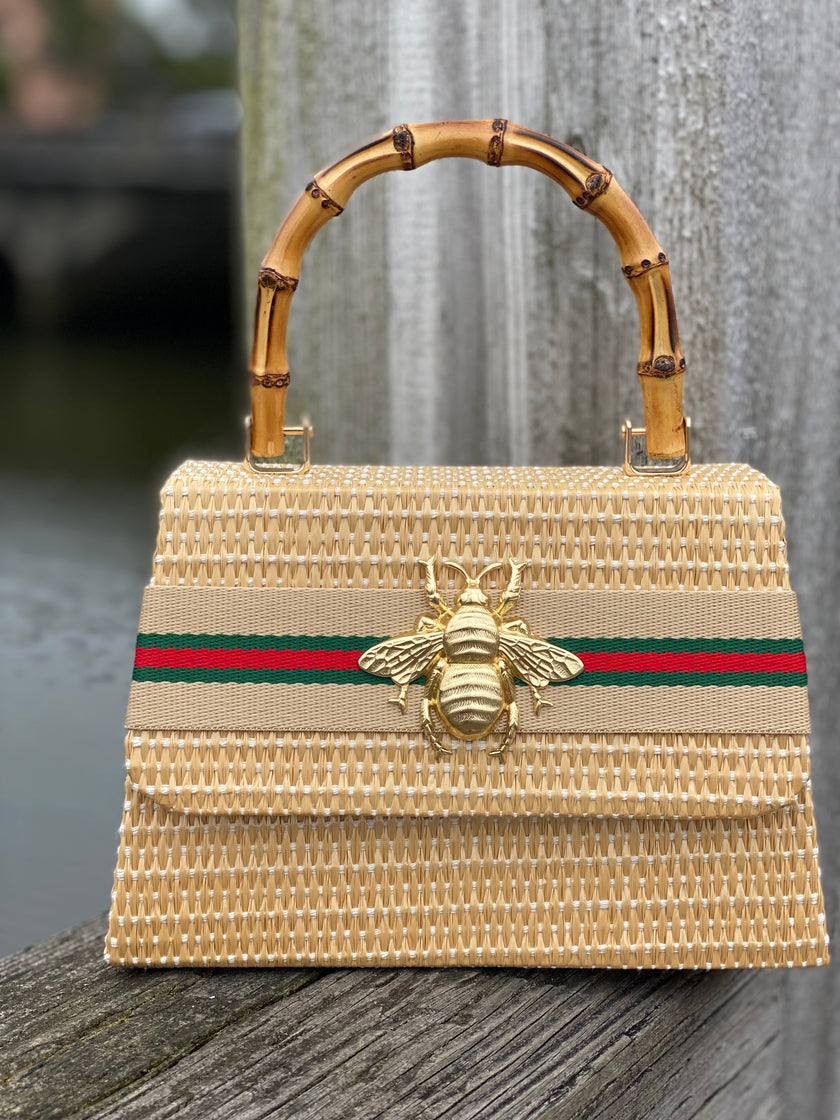 Straw lulu sand band bee front